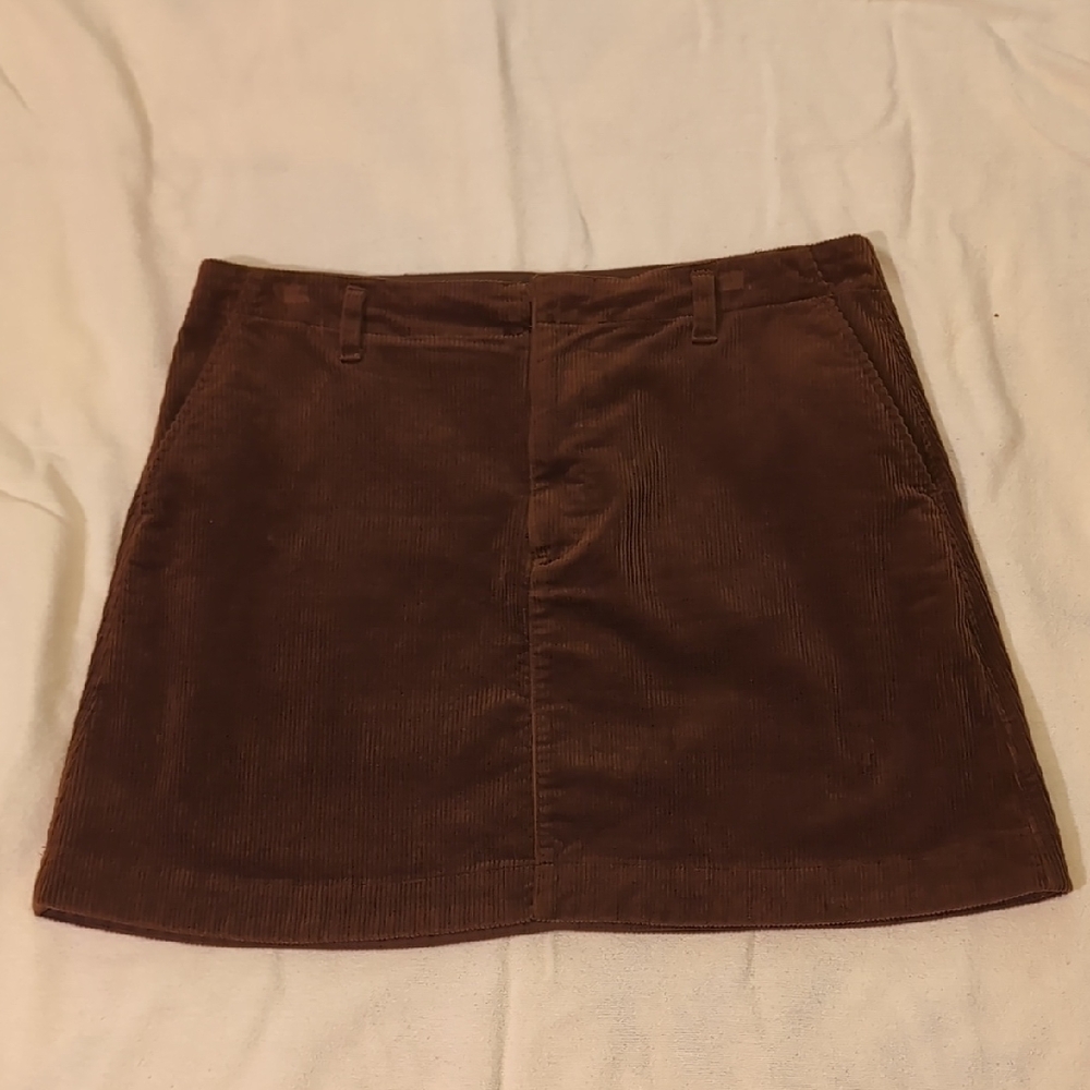 Gap Brown Corduroy Mini Skirt
